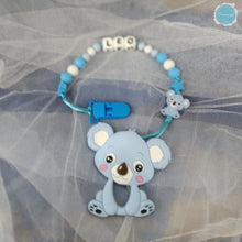 Cargar imagen en el visor de la galería, Chupetero - Mordedor - Koala - Azulado - Personalizado